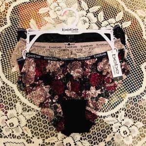 3 pack Bebe Underwear - New with Tag